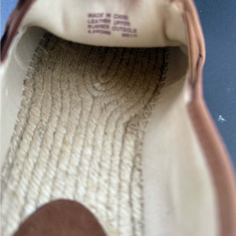 MICHAEL KORS Hastings Slip-On Brown Suede Flat Shoes Size 8.5 - Picture 8 of 10